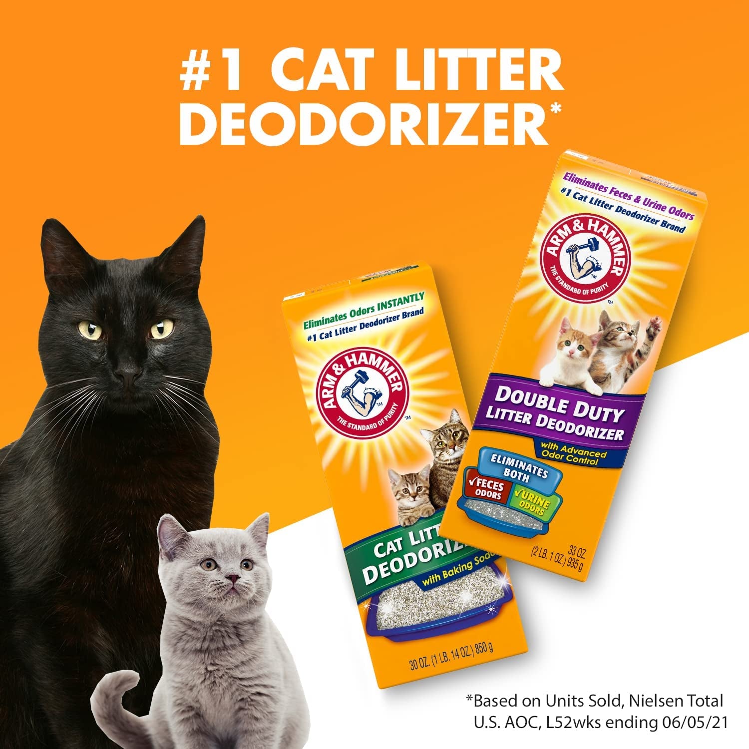 Cat Litter Deodorizer, 20 Oz, Orange 1.25 Pound (Pack of 1)